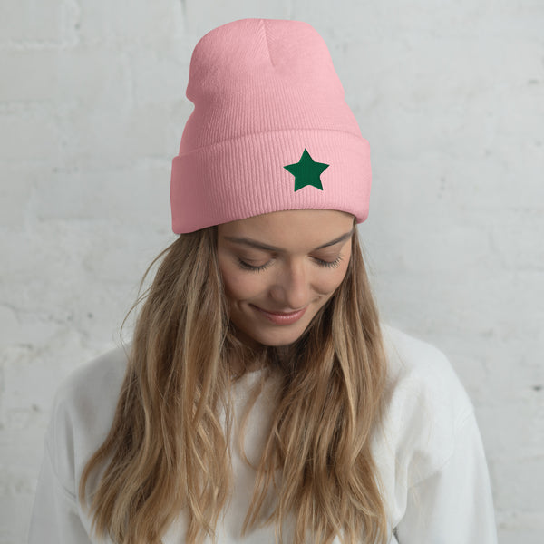 Starry Night Cuffed Beanie - Keep Memories Warm - -