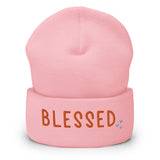 Blessed Hearts - Cuffed Beanie for Cozy Comfort - - Beanies