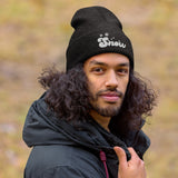 Snowfall Serenity - Cuffed Beanie for Winter Warmth - -