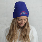 Rainbow Dreams - Cuffed Beanie - -