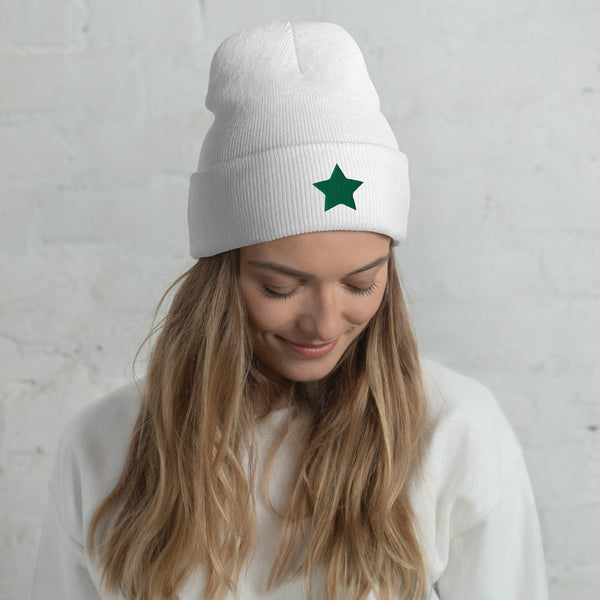 Starry Night Cuffed Beanie - Keep Memories Warm - -