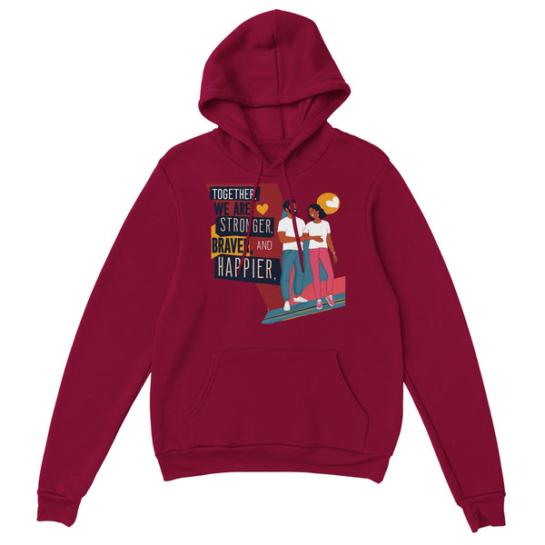 The Power of Us - A Heartfelt Gift for Your Husband - Cardinal Red - Hoodies