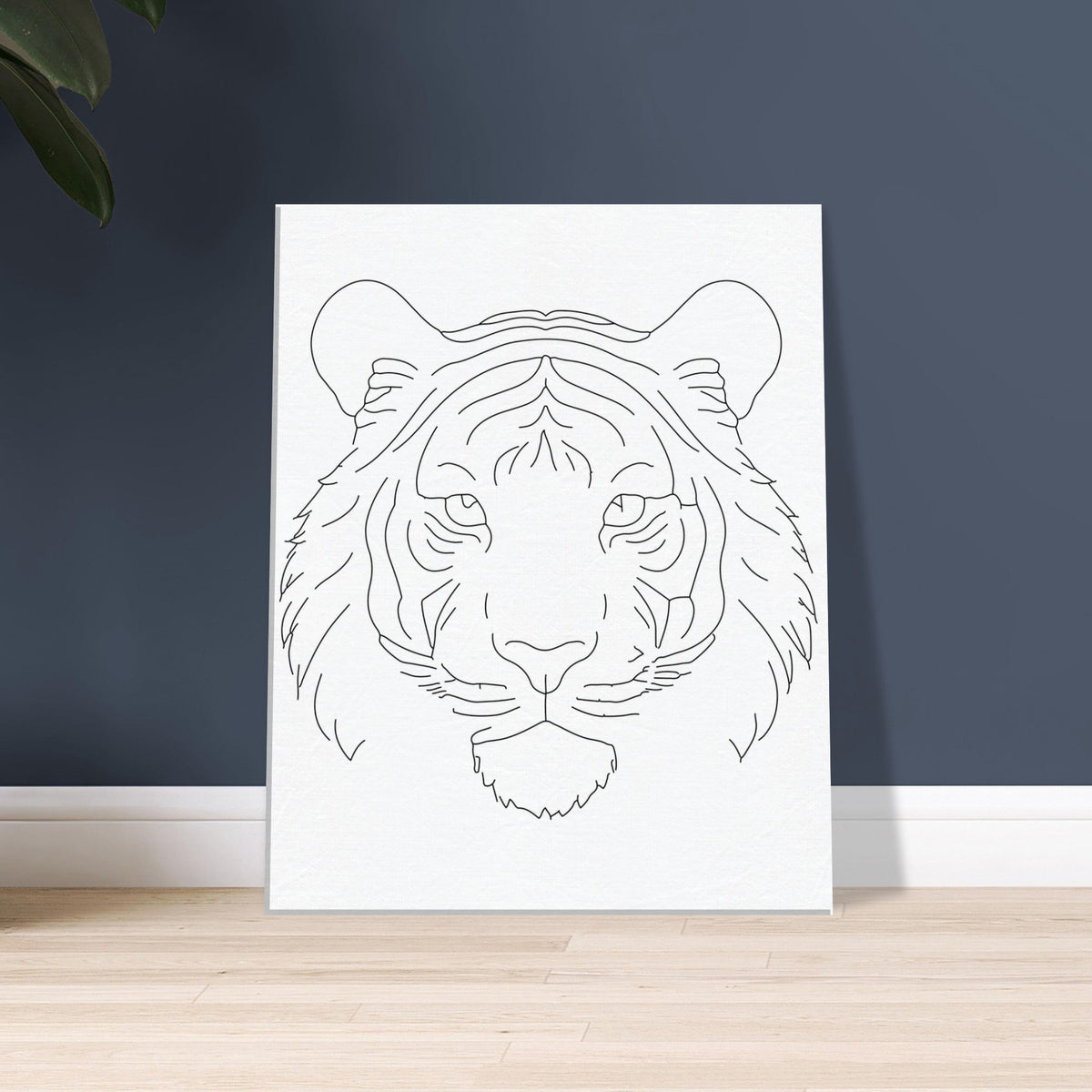 Silent Strength - Canvas Tiger Portrait - - Canvas Prints