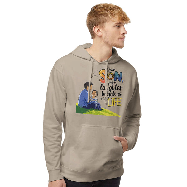 Brighten My Life - A Father's Love in Every Stitch - cement - Sweatshirts