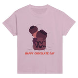 Sweet Delight - Happy Chocolate Day Tee Celebration! - Light Pink - Print Material