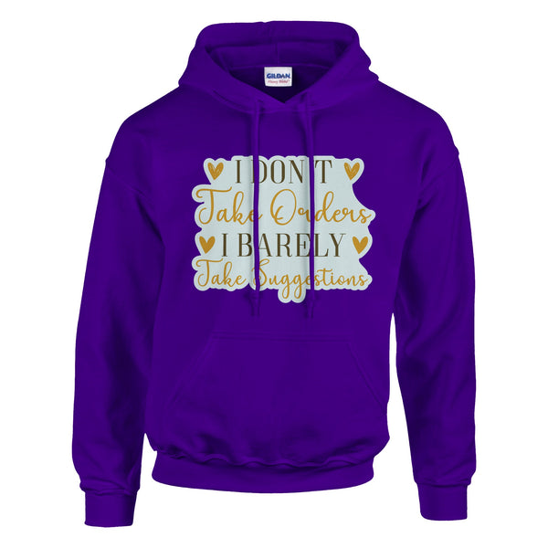 Barely Suggested - Wear Your Autonomy with Pride - Purple - Hoodies