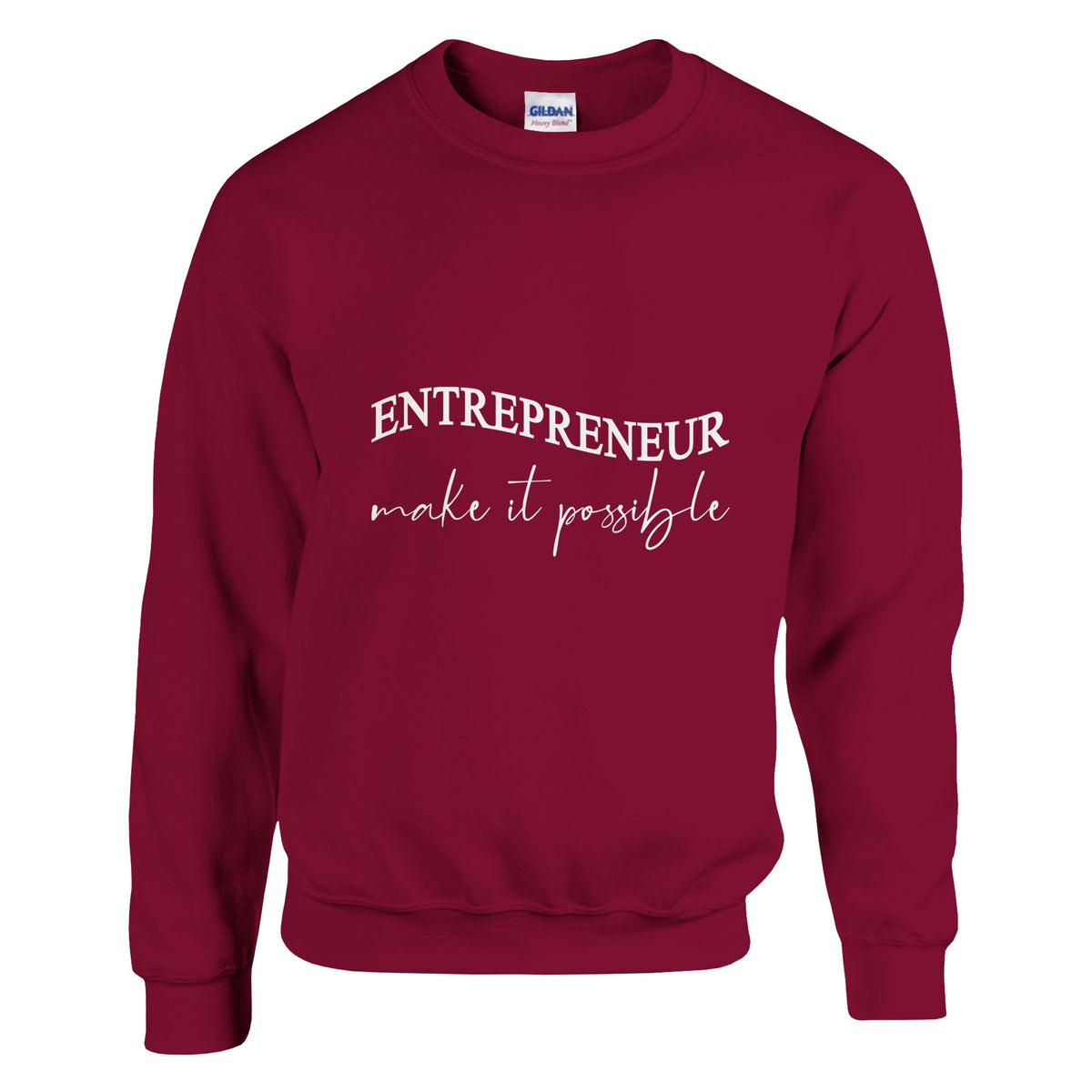 From Dream to Reality - The Entrepreneur's Journey - Cardinal Red - Sweatshirts