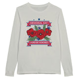 Forever Honored Tee – A Memorial Day Gift of Gratitude - Ash - Long Sleeves T-shirts