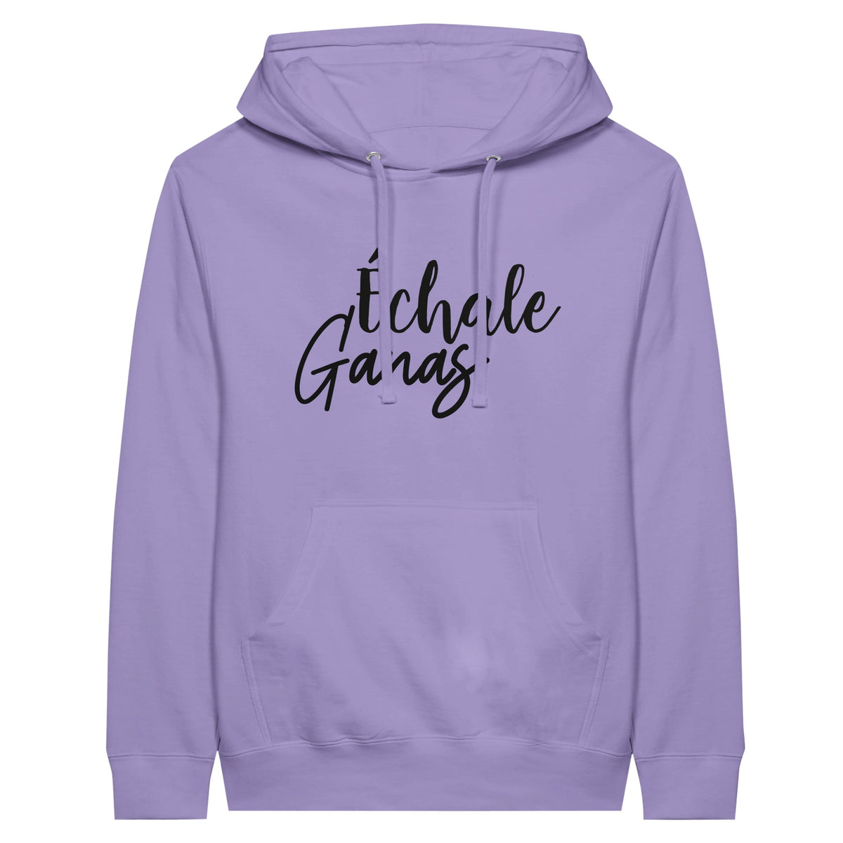 Evoke Your Inner Strength with Échale Ganas Unisex Hoodie - Lavender - Unisex Hoodies