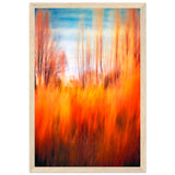 Autumn's Embrace - Framed Premium Poster - 30x45 cm 12x18″ Wood frame - Wooden Framed Posters