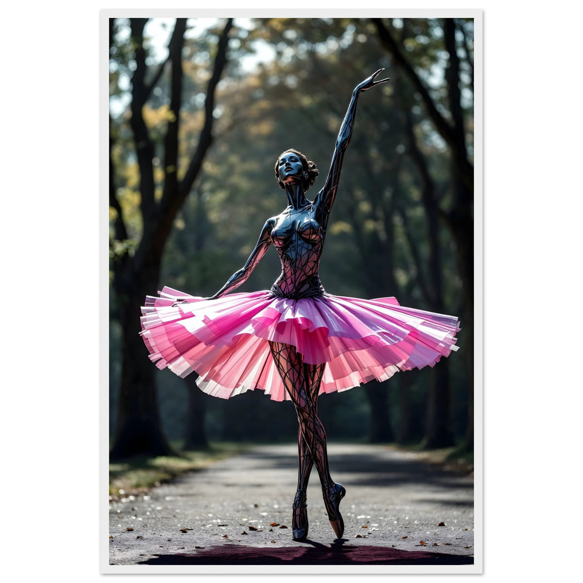 Ballet Reimagined - Iconic Metallic Dance Design - - Framed Posters