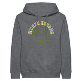 Nurse Strong Premium Unisex Hoodie – Embrace Strength and Care - Charcoal Heather - Print Material