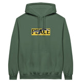 Peace in Motion - Elegant Design - Military Green - Pullover Hoodies