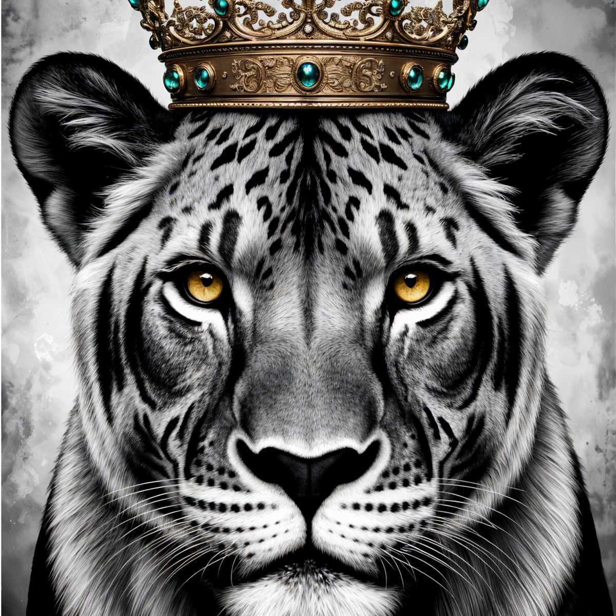 Royal Beasts, Eternal Reign - Framed Poster - - Wooden Framed Posters