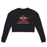 Empowerment Emblem - Mom Nurses Fearlessly Sweatshirt - Black - Sweatshirts