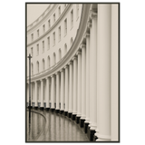 Elegant Curved Architecture – Metal Framed Poster Gift - - Metal Framed Posters