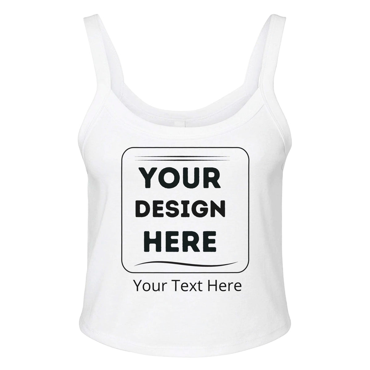 Sustainably Chic - Your New Customizable Go-To Tank Top - solid wht blend - Tank Tops