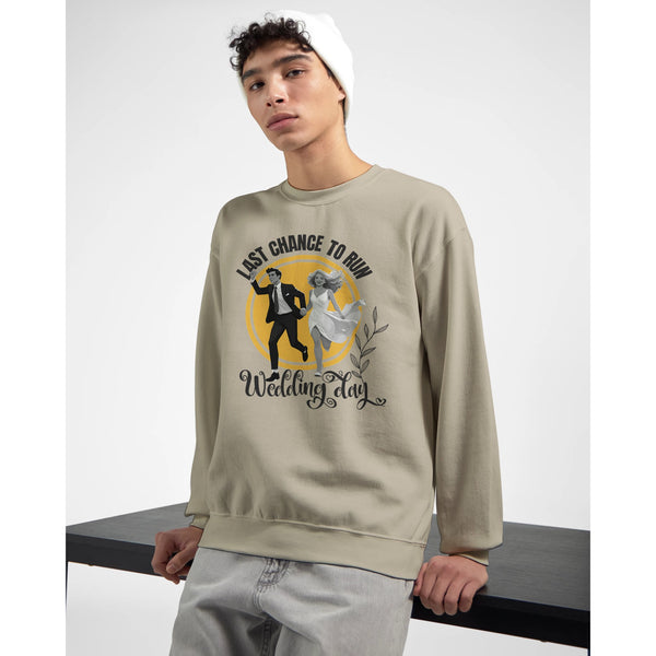 Runaway Bride & Groom Crewneck - Sand - Sweatshirts