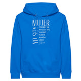 Empowerment in Every Stitch - Mujer Unisex Pullover Hoodie - Royal - Pullover Hoodies