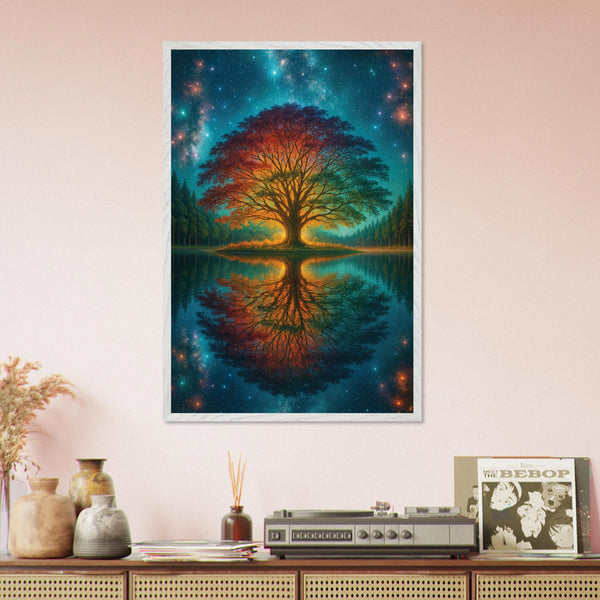 Mystical Tree Wooden Framed Poster – Perfect Gift - Default Title - Wooden Framed Posters