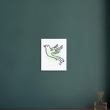 Soaring Grace - Minimalist Bird Canvas Art - - Canvas Prints