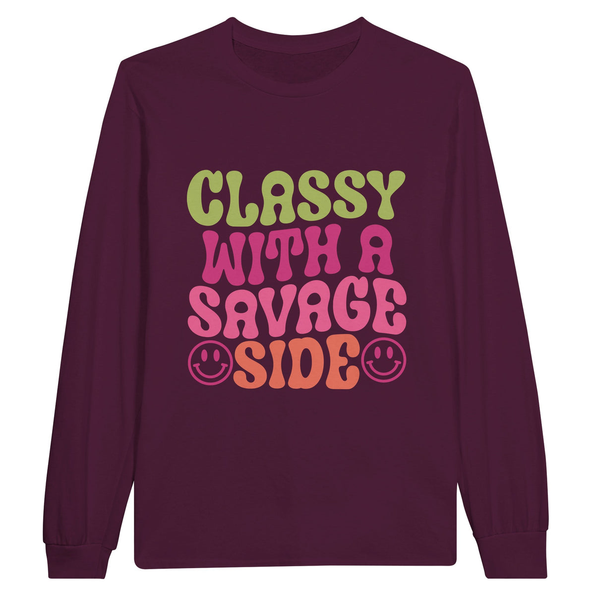 Unleash Your Inner Contradiction - Classy with a Savage Side - Maroon - Sweatshirt