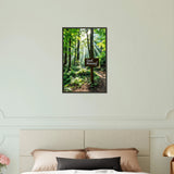 Good Morning Trail - A Framed Memory of Nature's Welcome - 40x60 cm 16x24″ - Metal Framed Posters