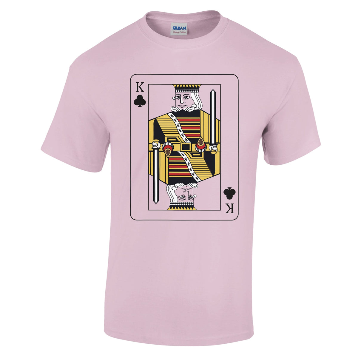 Playing Cards- K- Heavyweight Unisex Crewneck T-shirt - - Print Material