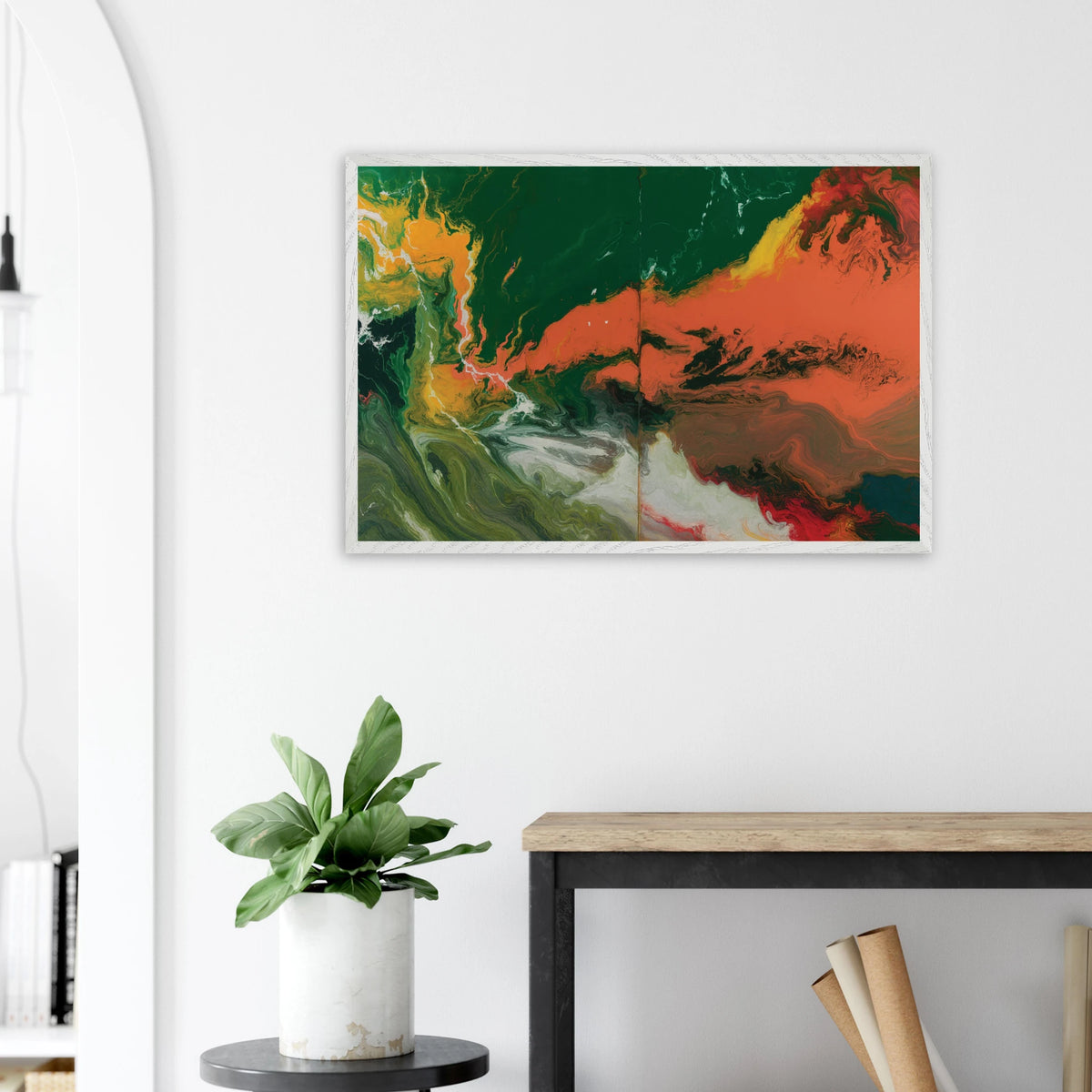 Abstract Fusion Wooden Framed Poster – Gift of Art - Default Title - Wooden Framed Posters