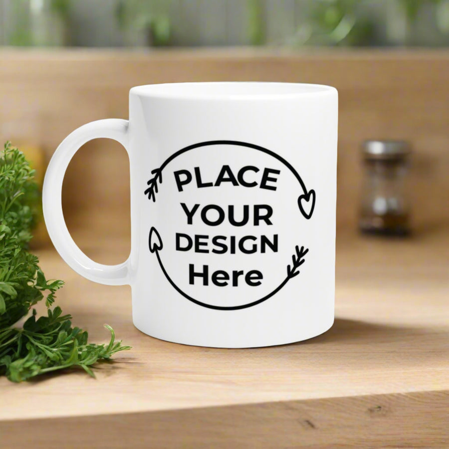 Custom Color Rim Mug – A Sip of Joyful Memories - Ceramic White - Mugs
