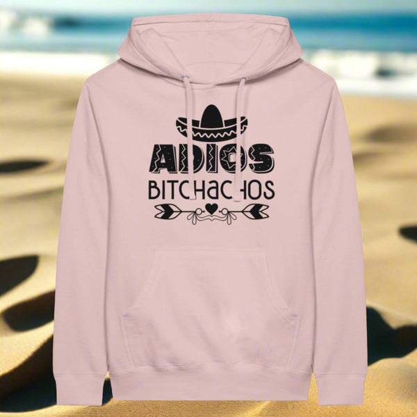 Adios Bitchachos Sombrero Heart - Light Pink - Hoodies