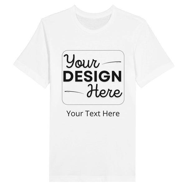 Premium Quality - Perfect Customizable Canvas Tee - White - Crewneck T-shirts