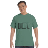 City Simplicity - Dallas in Lines - light green - T-shirts