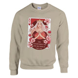 Queen of Hearts - Cherishing the Bond with Mom - Sand - Sweatshirts