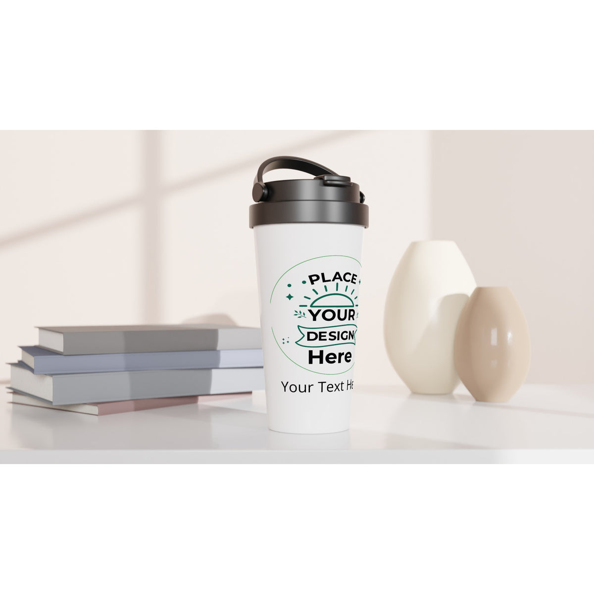 Sip in Style - The Perfect Customizable 15oz Travel Companion - - Mugs