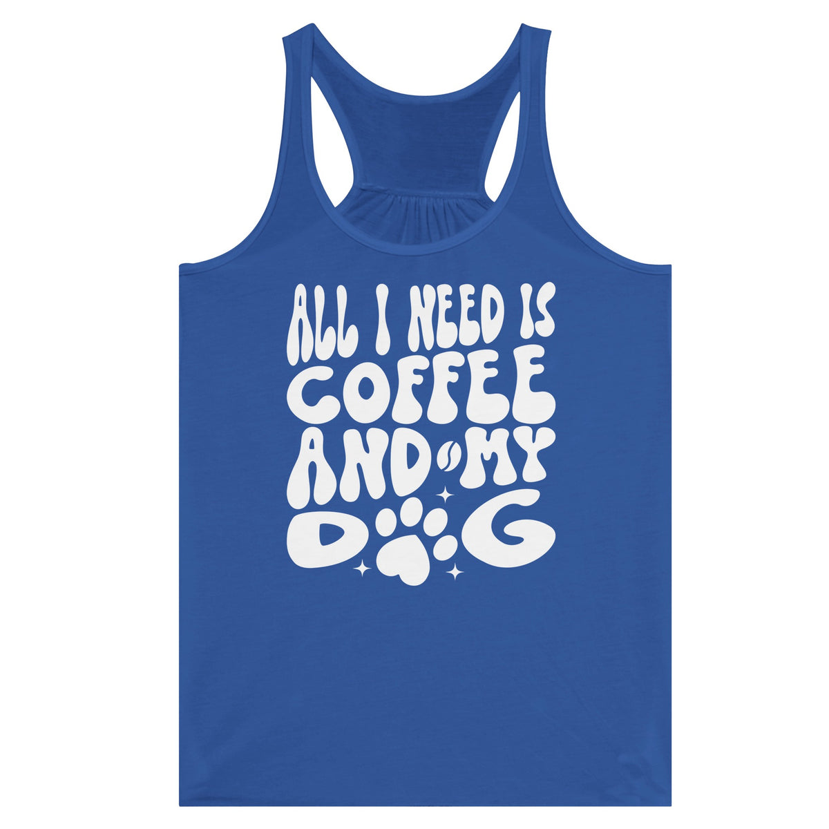 Coffee and Canines - My Perfect Pair - True Royal - Tank Tops