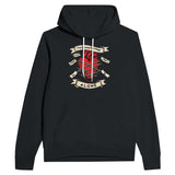 Heartfelt Confessions - Wearing Your Heart on Your Sleeve - Black - Hoodies