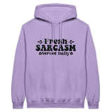 Fresh Sarcasm Served Daily - Classic Unisex Pullover Hoodie - Orchid - Hoodies