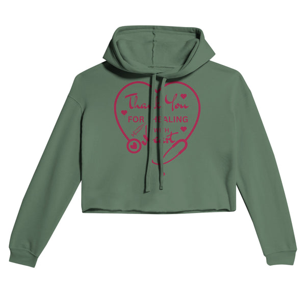 Healing with Heart - A Nurse's Tribute Hoodie - Military Green - Hoodies