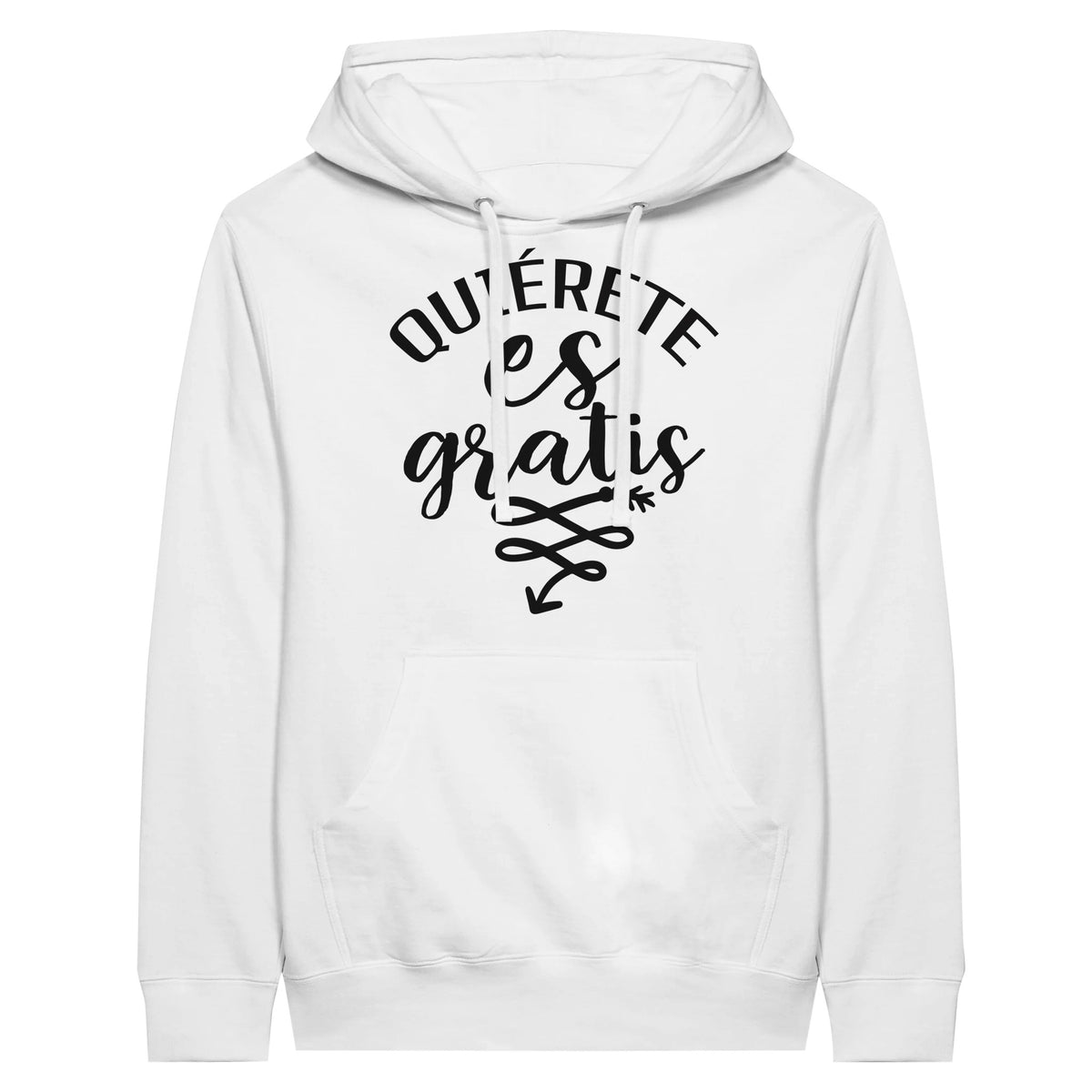 Blooms of Self-Love - Quierete Floral Hoodie - White - Hoodies