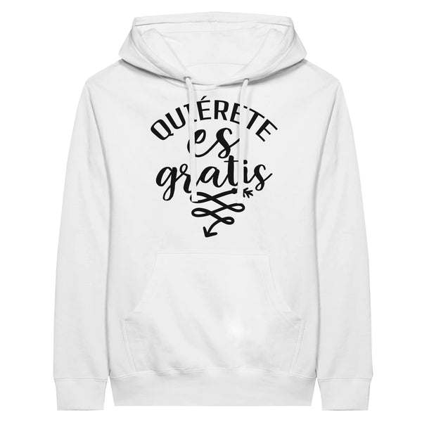 Blooms of Self-Love - Quierete Floral Hoodie - White - Hoodies