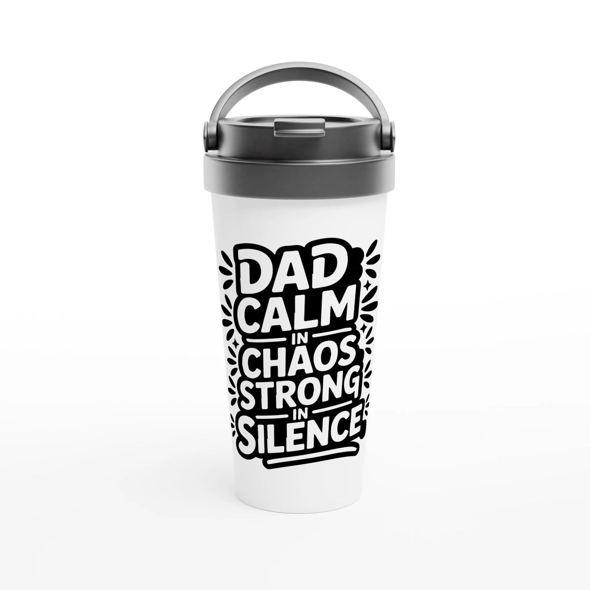 Strong & Silent – 15oz Dad Mug - - Mugs