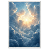 Sky’s Embrace – Wooden Wall Art for Her or Him - - Wooden Framed Posters