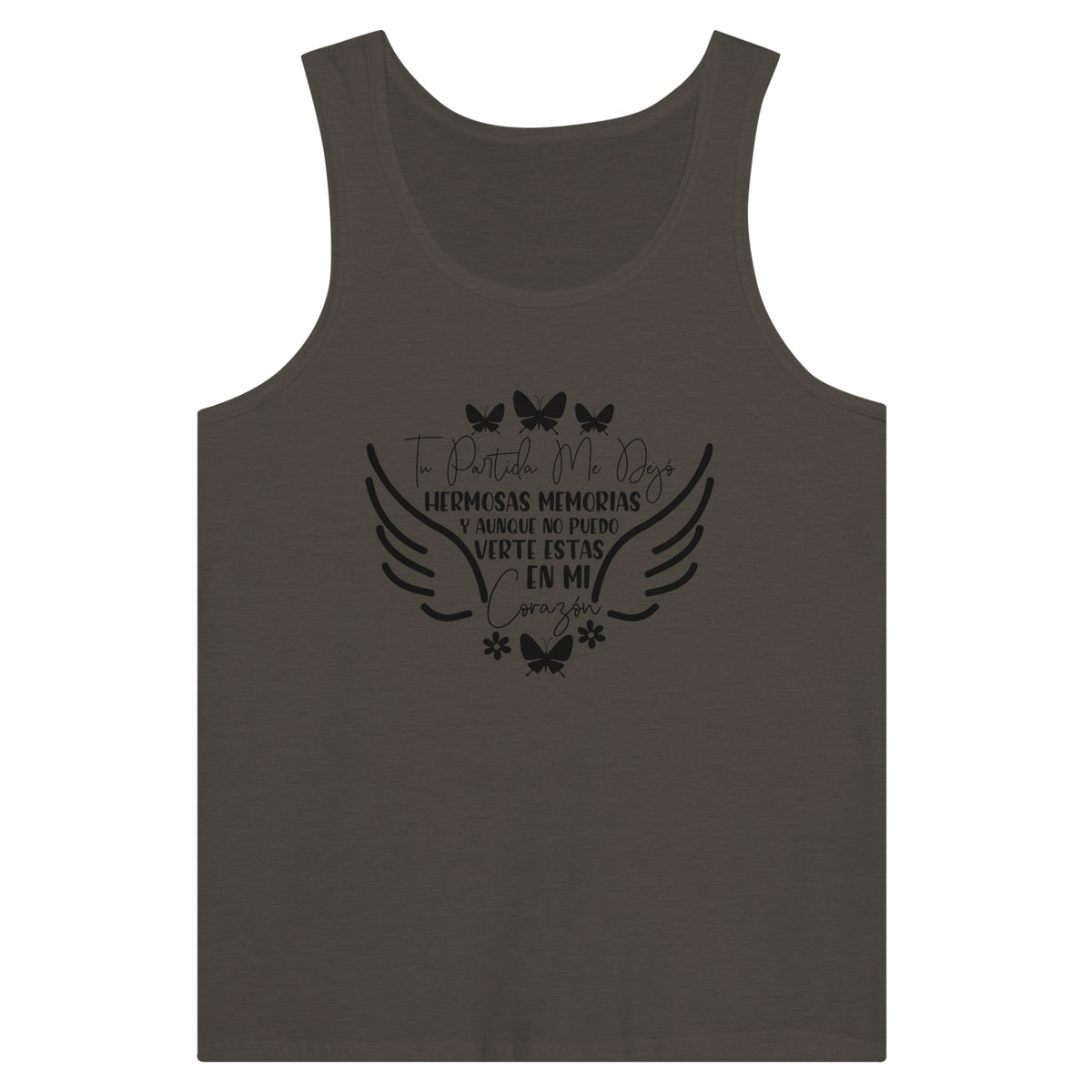 Cherished Remembrances - Wear Your Heartfelt Memories - Triblend Black Heather - Tank Tops