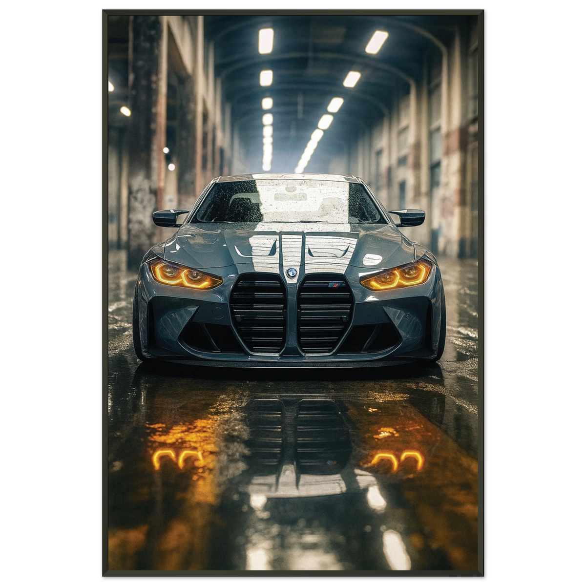 Metal Framed Car Poster – A Perfect Gift with Lasting Style - Default Title - Metal Framed Posters