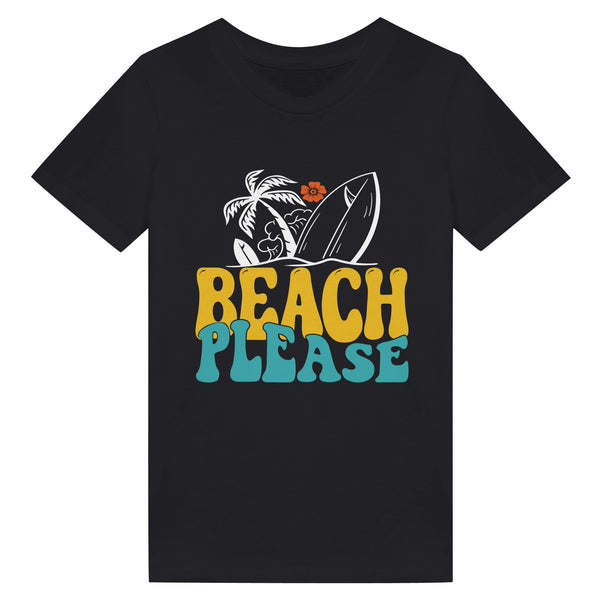 Sandy Serenity - Beach Please Apparel - Black - Print Material