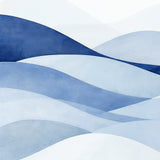 Serene Horizon Flow – Metal Framed Poster - - Metal Framed Posters