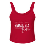 Championing Small Biz - Wear Your Support - solid red blend - Tank Tops