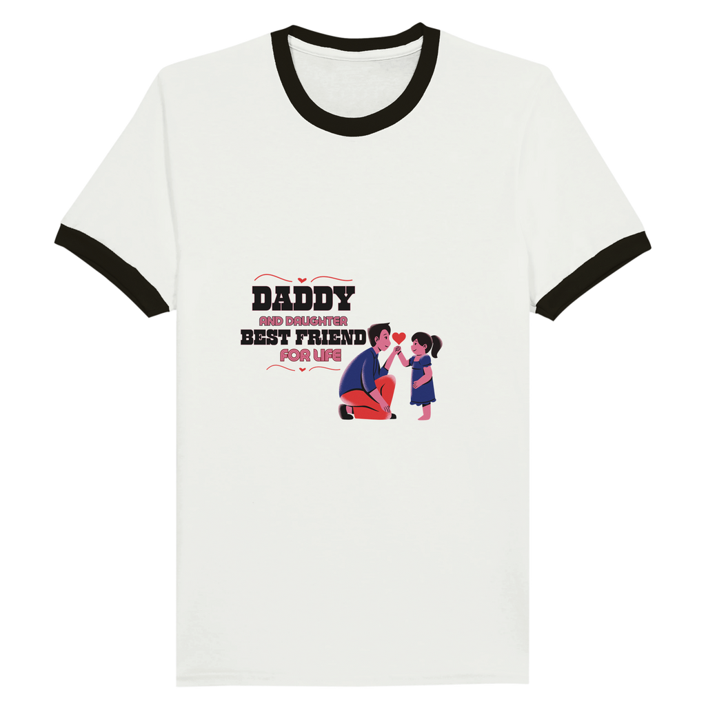 Forever Friends - Celebrating the Dady and Daughter Connection - White and Black - T-shirts