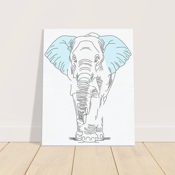 Majestic Elephant - A Symbol of Strength - - Canvas Prints